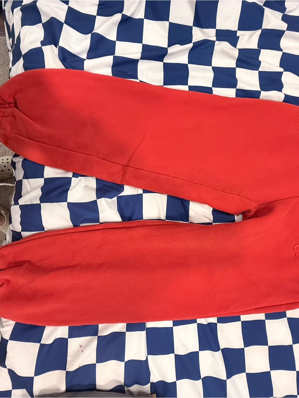 COMFRT Red minimalist Sweatpants - Comfortable Everyday Bottoms